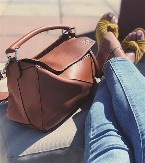 loewe small puzzle bag dupe